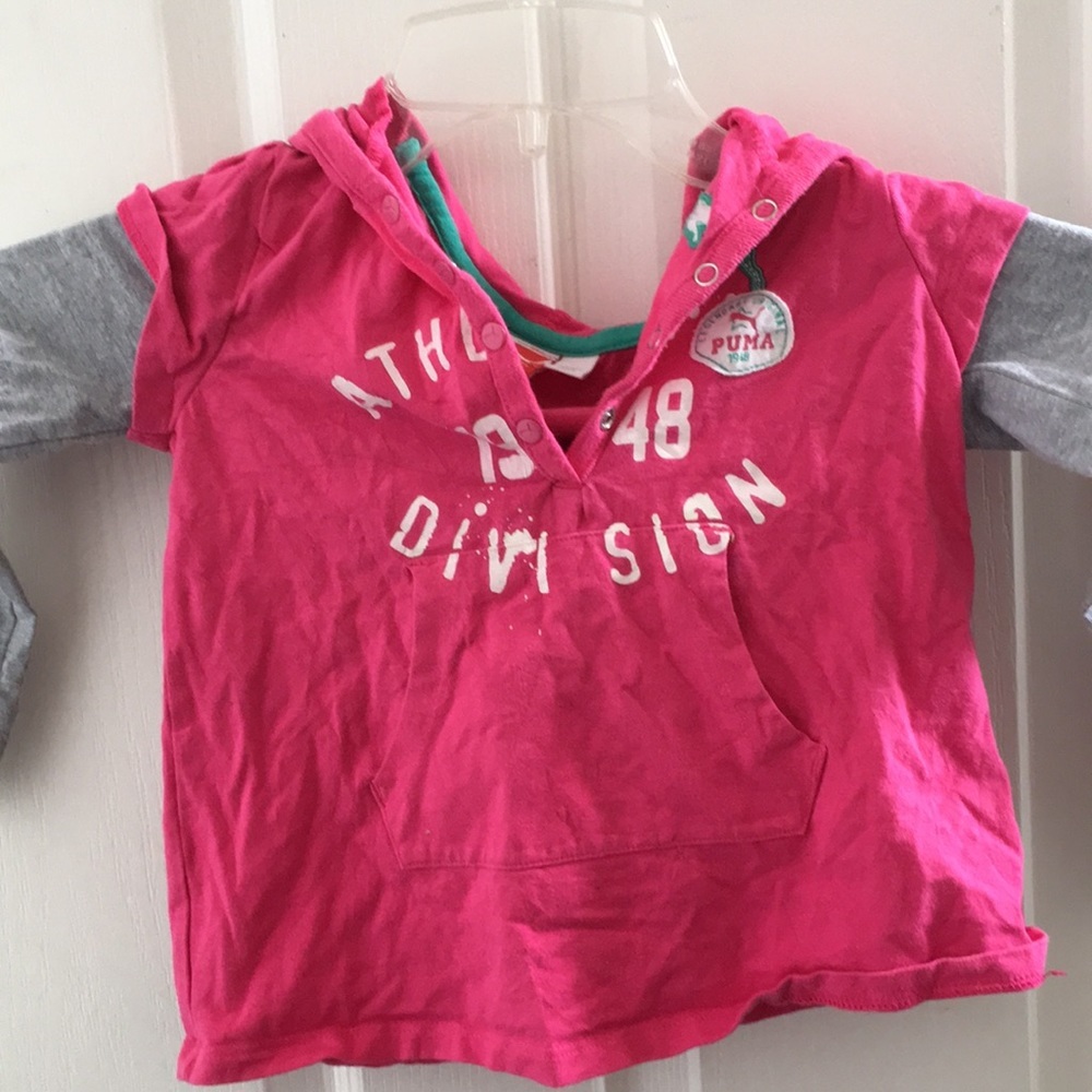 FINAL MARKDOWN Girls puma hooded tee 4t